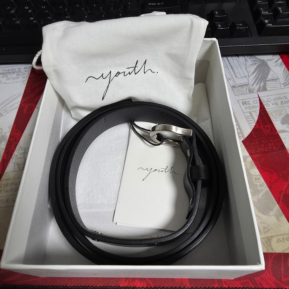 [OS] 유스 롱 레더 벨트(W) youth 상품이미지5