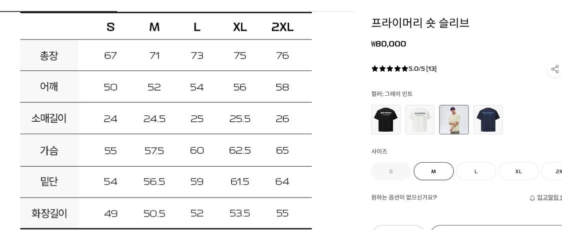 살로몬 프라이머리 숏 슬리브 상품이미지2