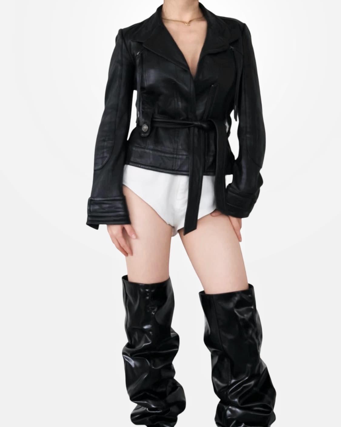 Blu:Pepe Lambskin Leather Rider Jacket 상품이미지4