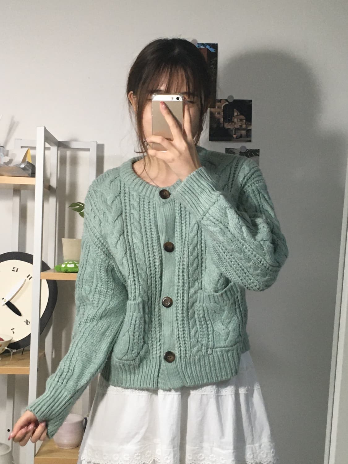 민트 포켓 가디건 상품이미지2