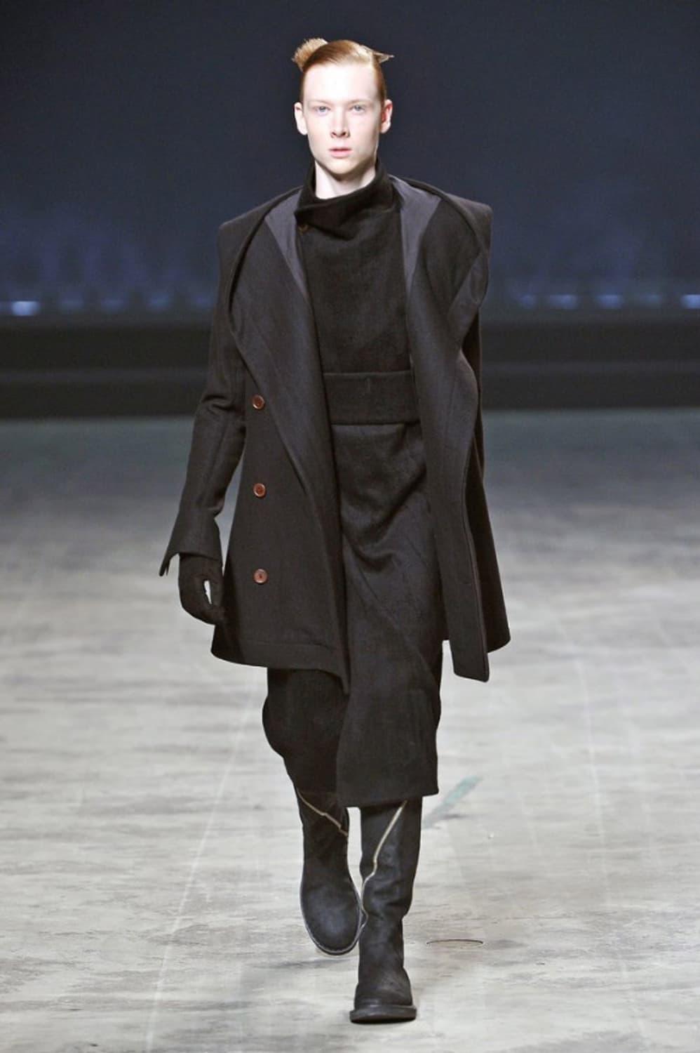 릭오웬스 후드 울 코트 상품이미지1