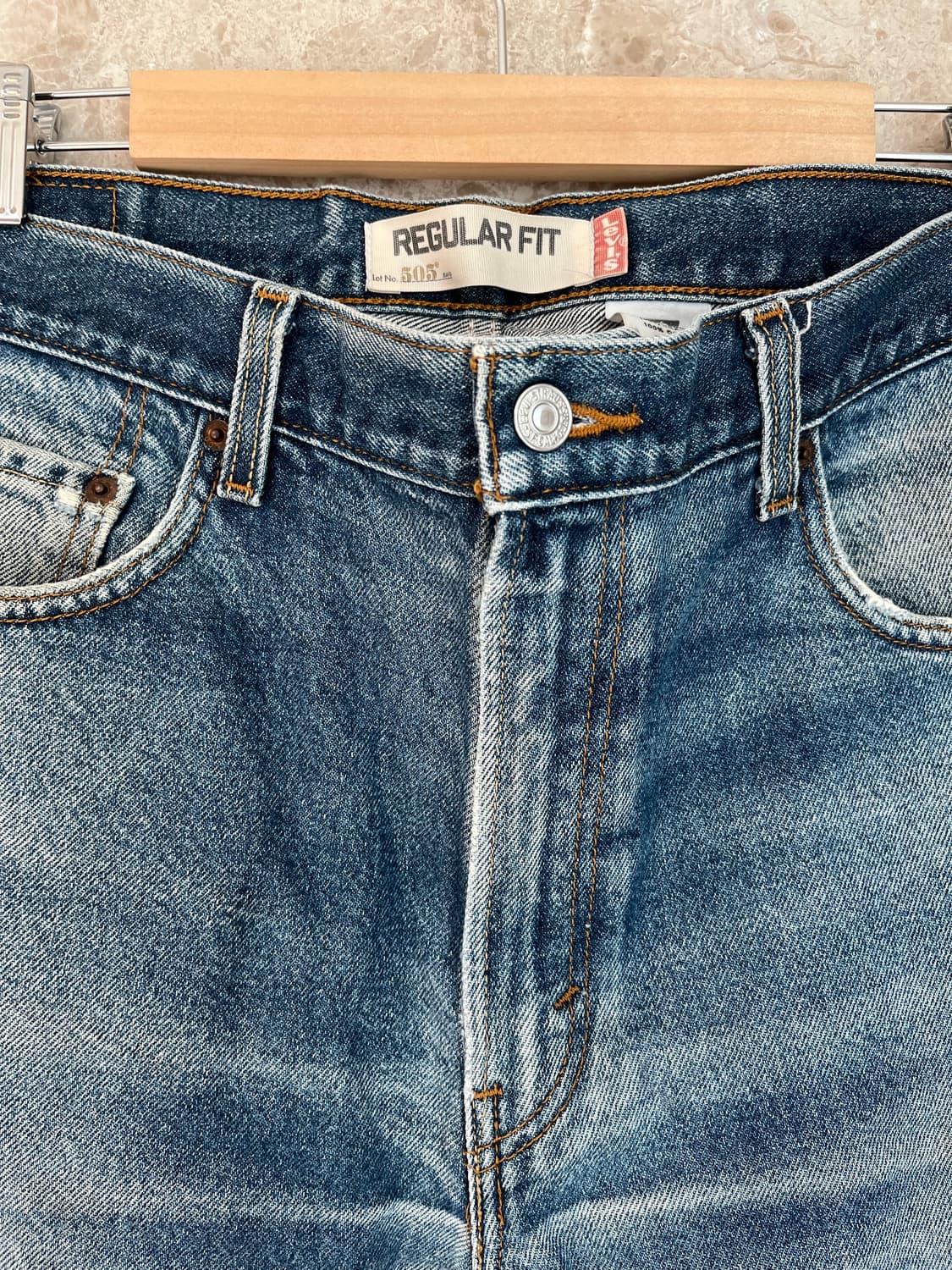 리바이스 505 레귤러핏 데님 W36 상품이미지2