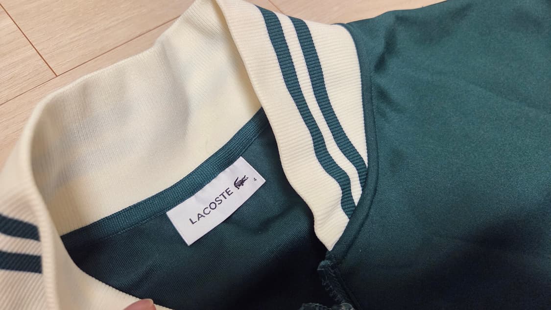 라코스테 헤리티지 아노락 반집업 스웻 셔츠  상품이미지4