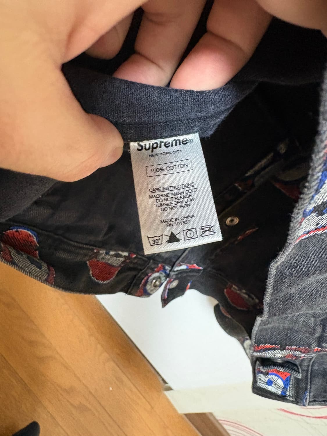 슈프림 17 666 자켓 xl 상품이미지5