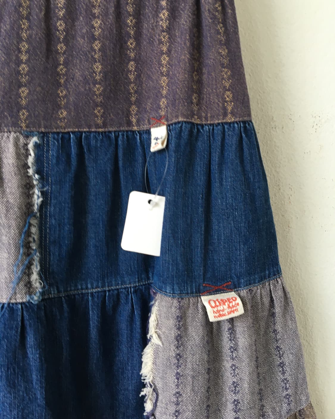 Patch work skirt 상품이미지3