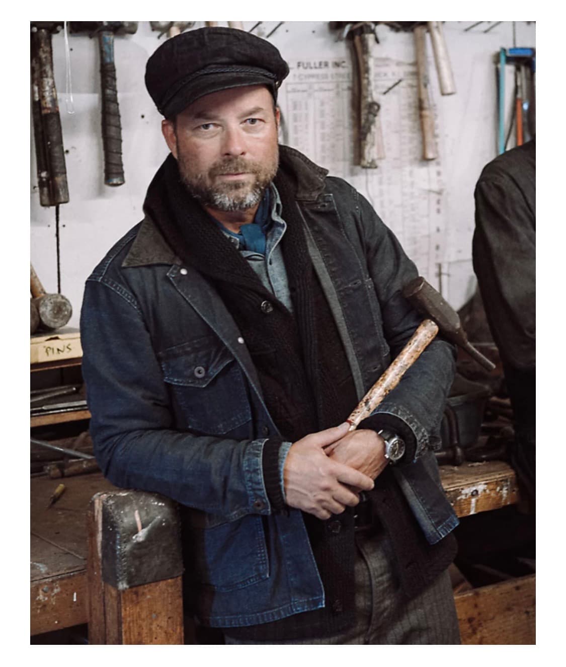 더블알엘 코듀로이 트림 워크 자켓 상품이미지1