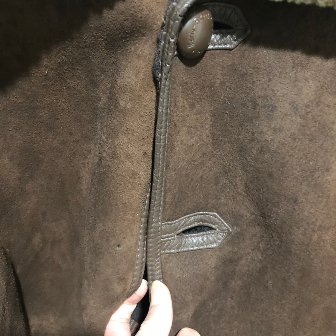 빈티지 가죽 무스탕 상품이미지4