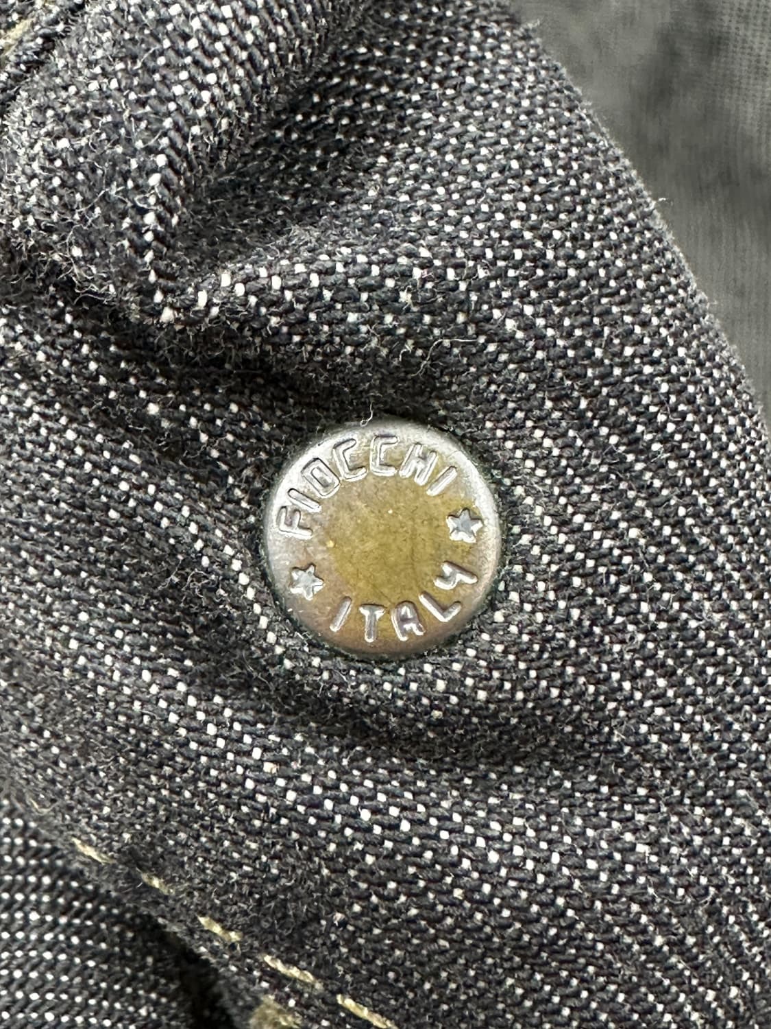 00s Armani Jeans 블랙 트러커 데님 자켓 L 상품이미지6