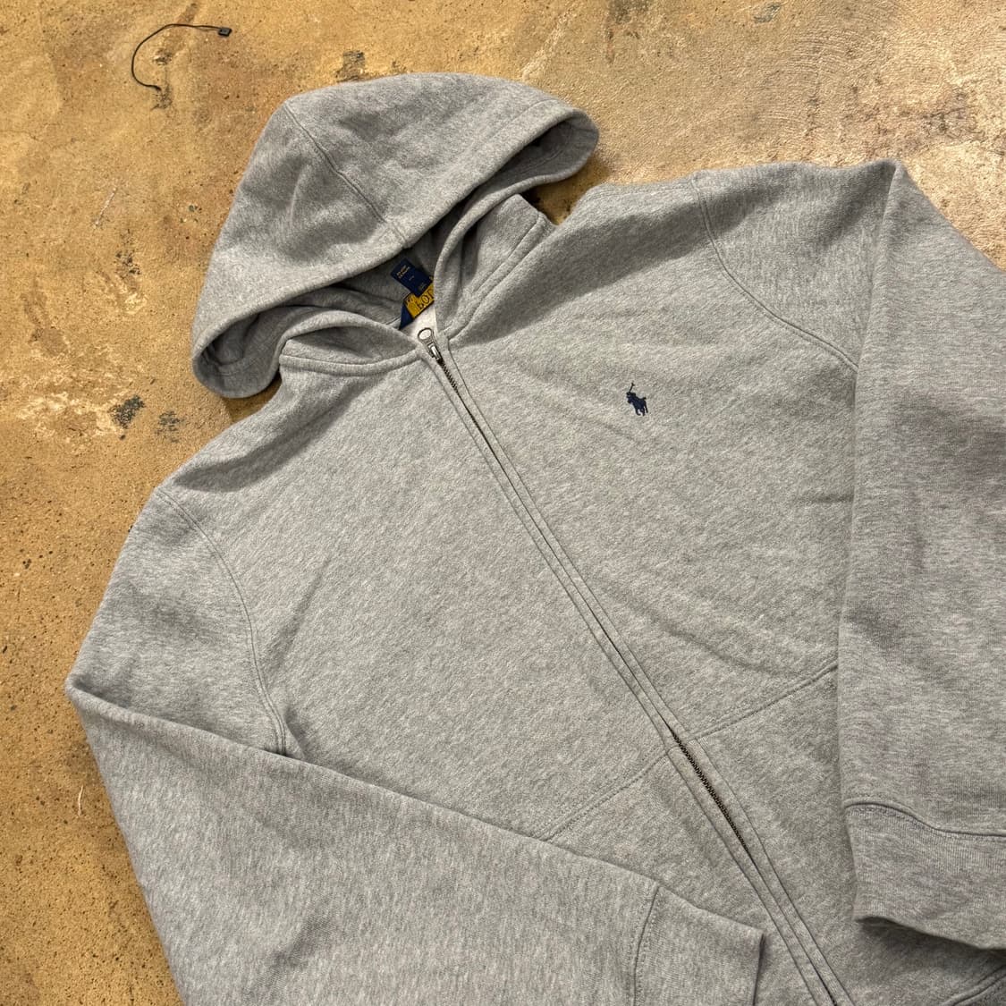 폴로 랄프로렌 그레이 후드집업 상품이미지1