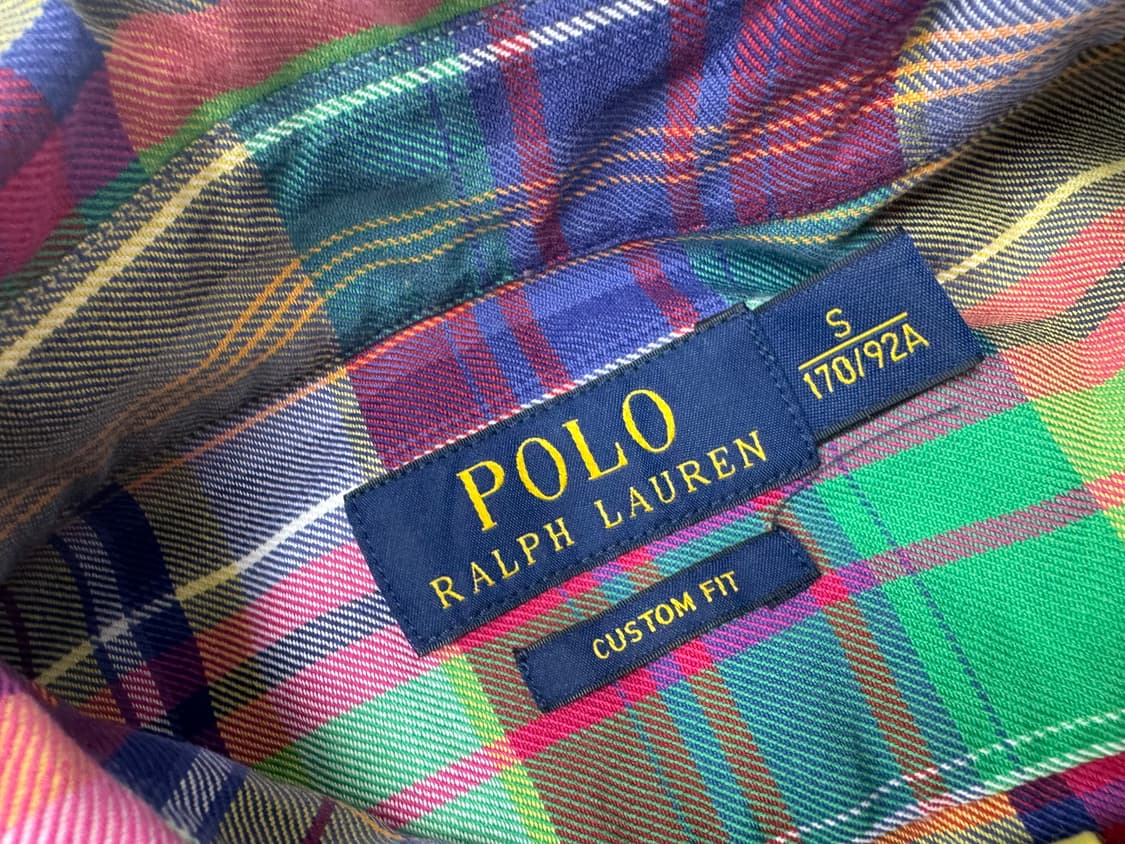 •폴로 랄프로렌 멀티컬러 체크 셔츠 상품이미지7
