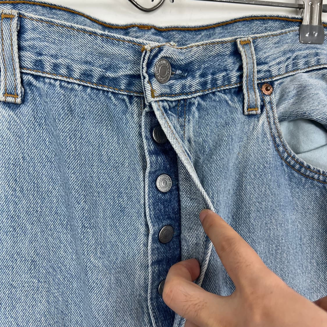 Levis 리바이스 포켓 커스텀 데님 팬츠 상품이미지7