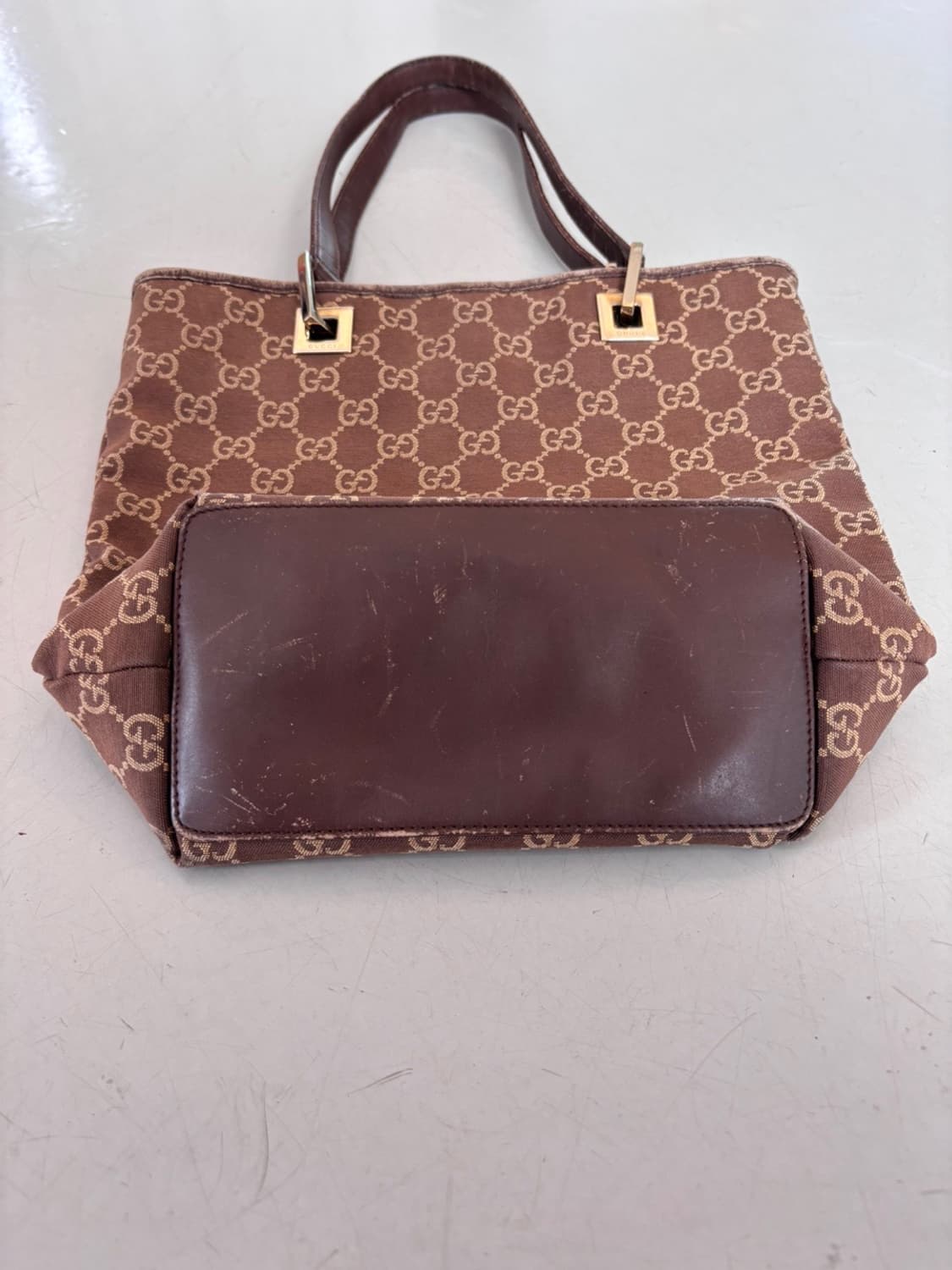 Vintage Gucci Leather Bag 상품이미지3