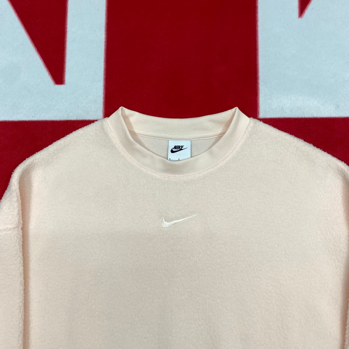 나이키 크롭 후리스 맨투맨 여성 S 실측 77 상품이미지4