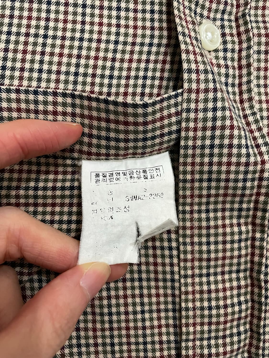 폴로 랄프로렌 깅엄 체크 셔츠 상품이미지7