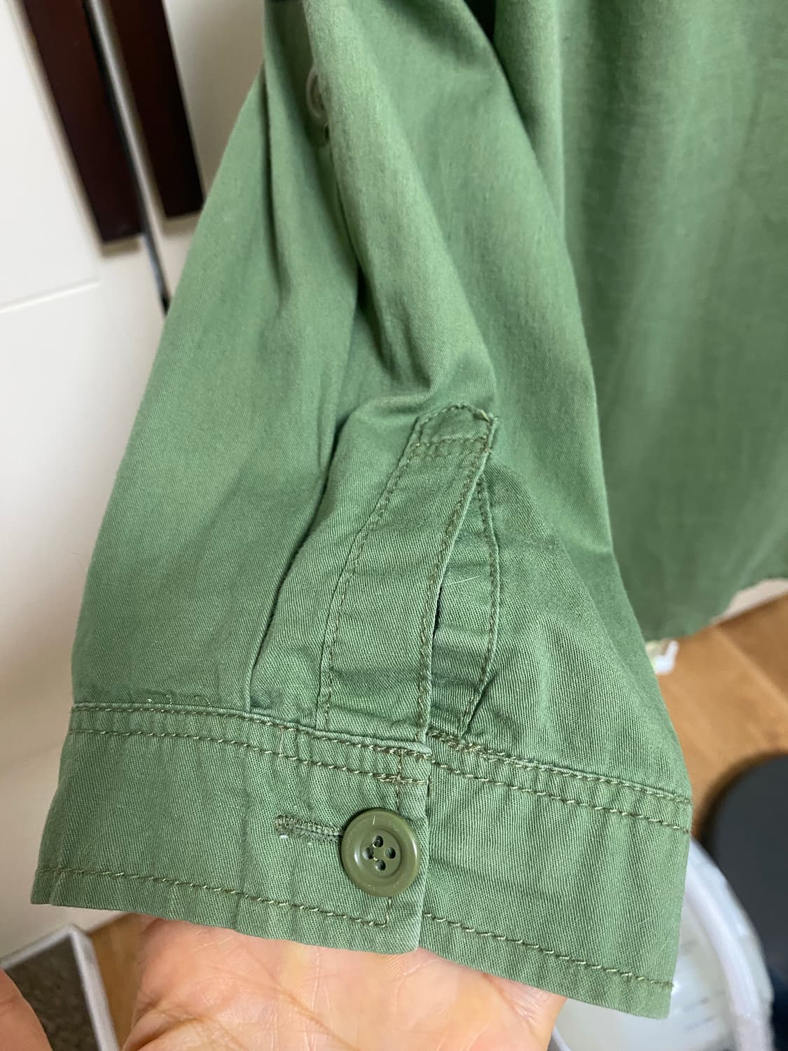 세브라디칼 카키 야상 셔츠 M 상품이미지7