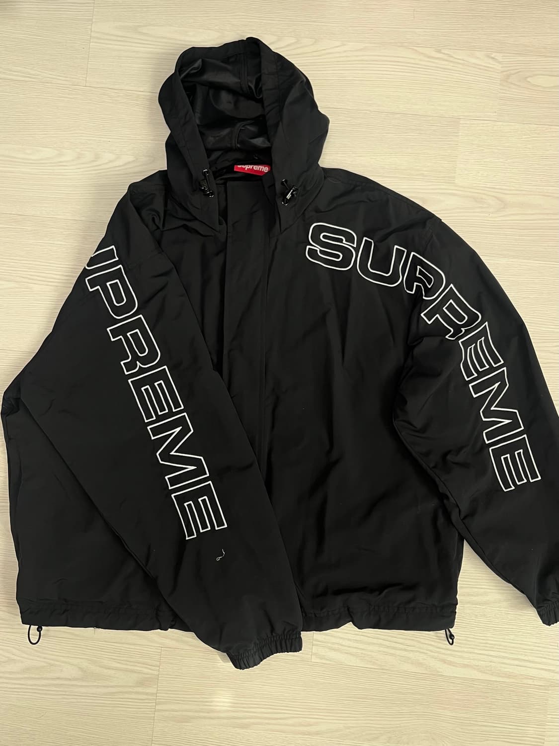 슈프림 24FW 스펠 아웃 트랙 자켓 블랙 s 상품이미지1