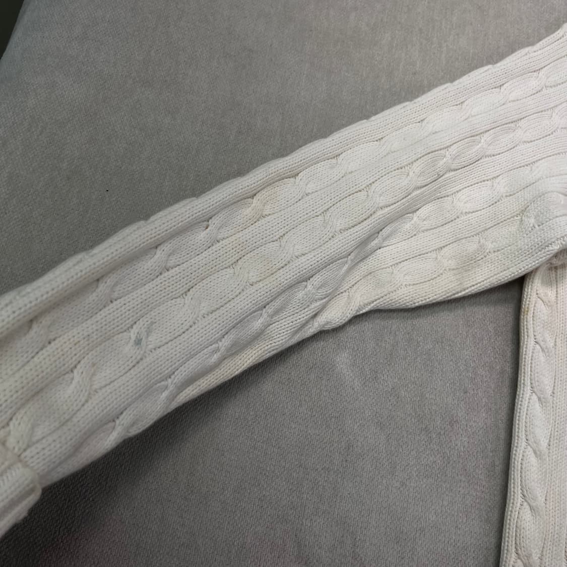 100 폴로 랄프로렌 브이넥 꽈배기 니트 상품이미지5