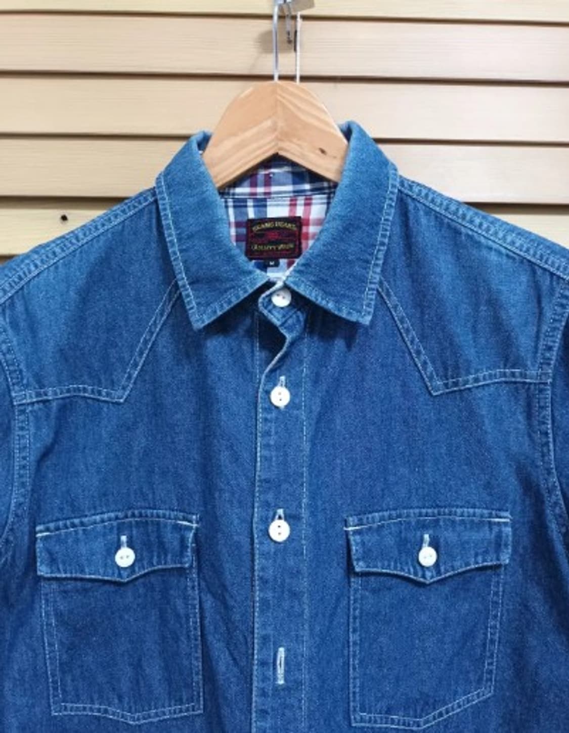 Beams heart 청데님셔츠 M 사이즈 상품이미지1