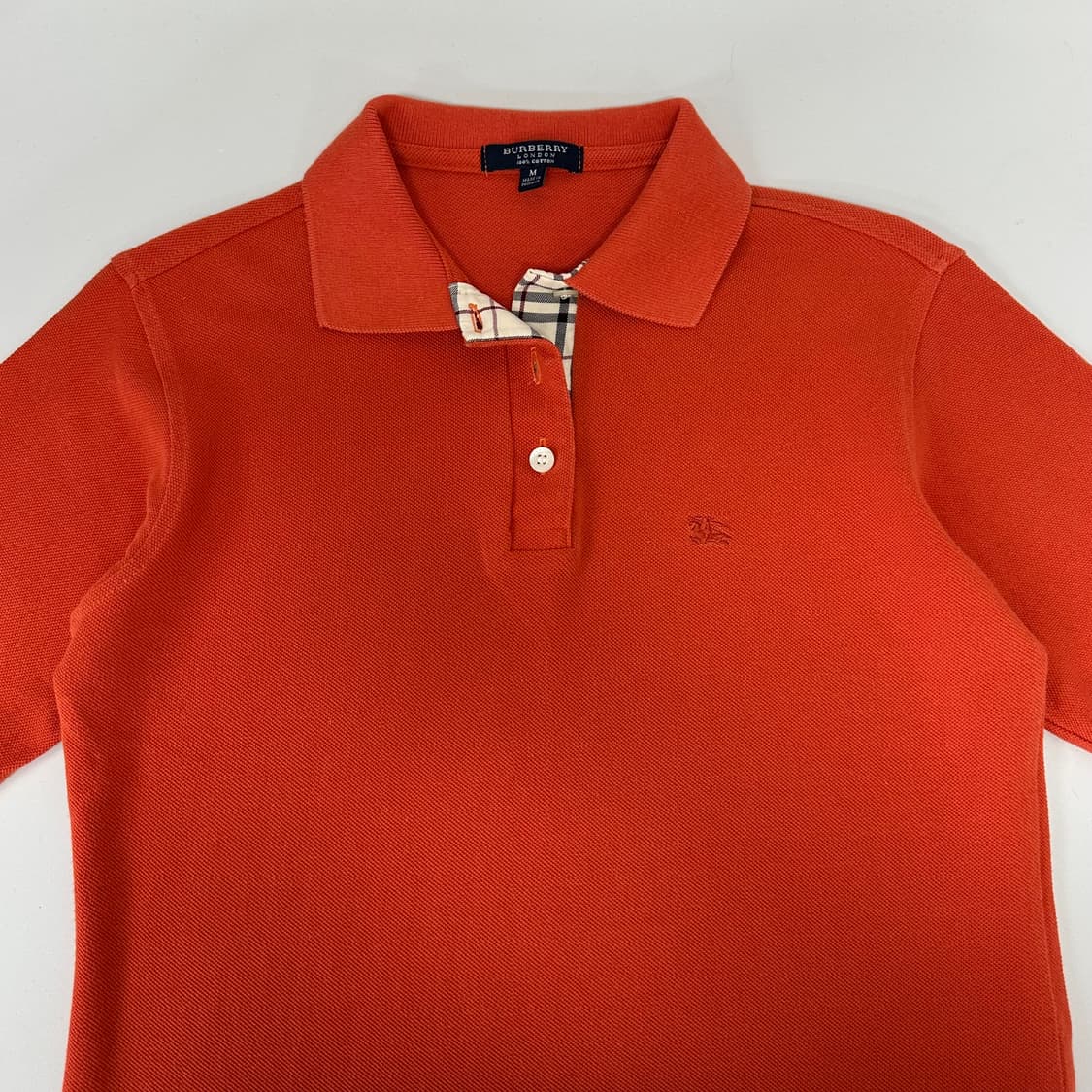 버버리 영국판 로고 체크 카라티 상품이미지2