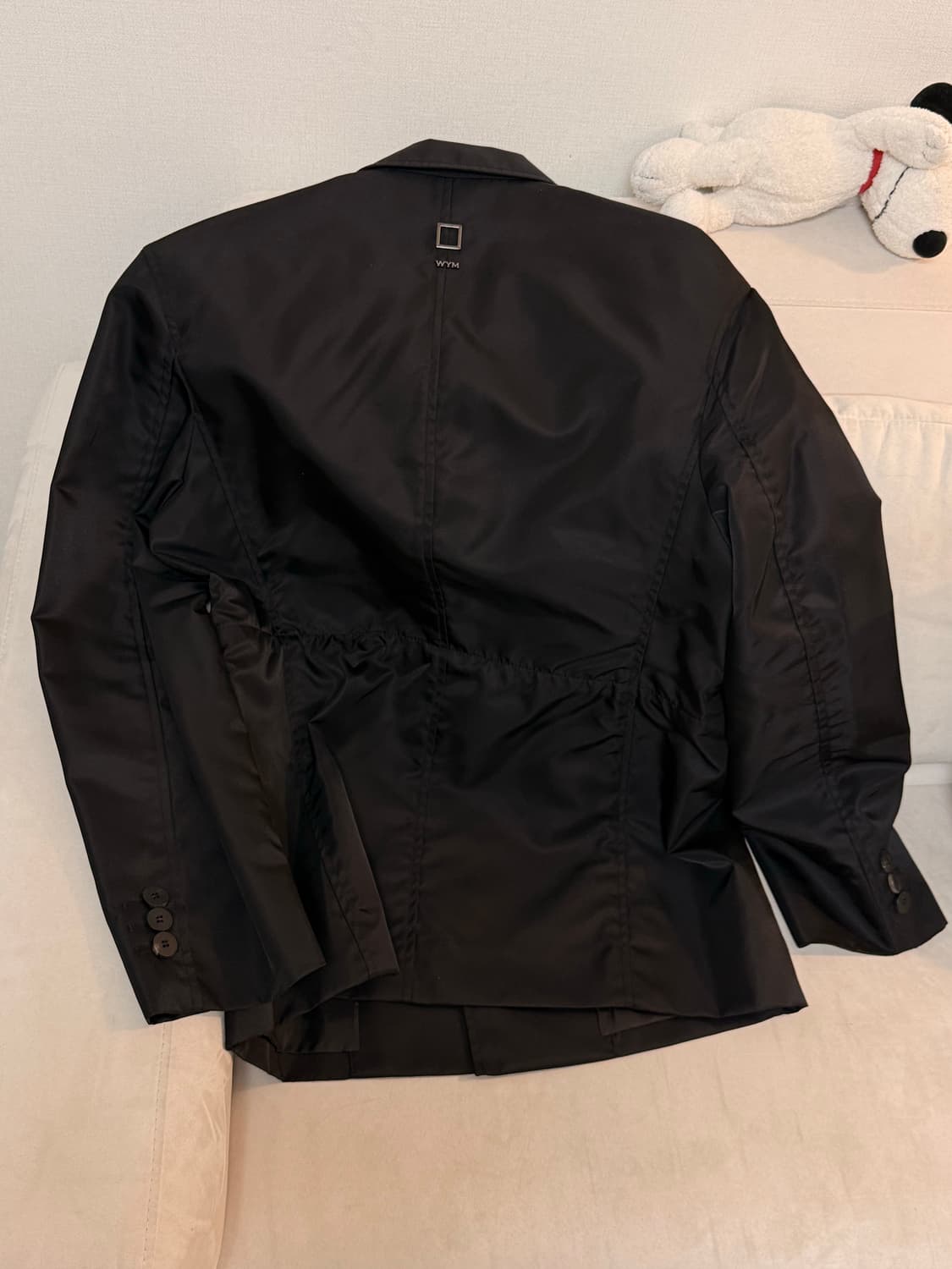 [미착용] 우영미 24SS 싱글 나일론 자켓 36 팝니다! 쿨거래네고 상품이미지4