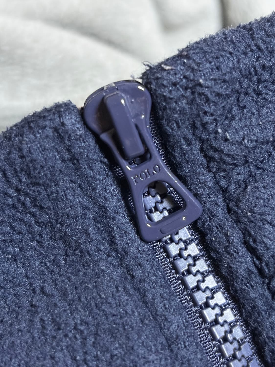 폴로 랄프로렌 빅로고 성조기 반집업 후리스 상품이미지7