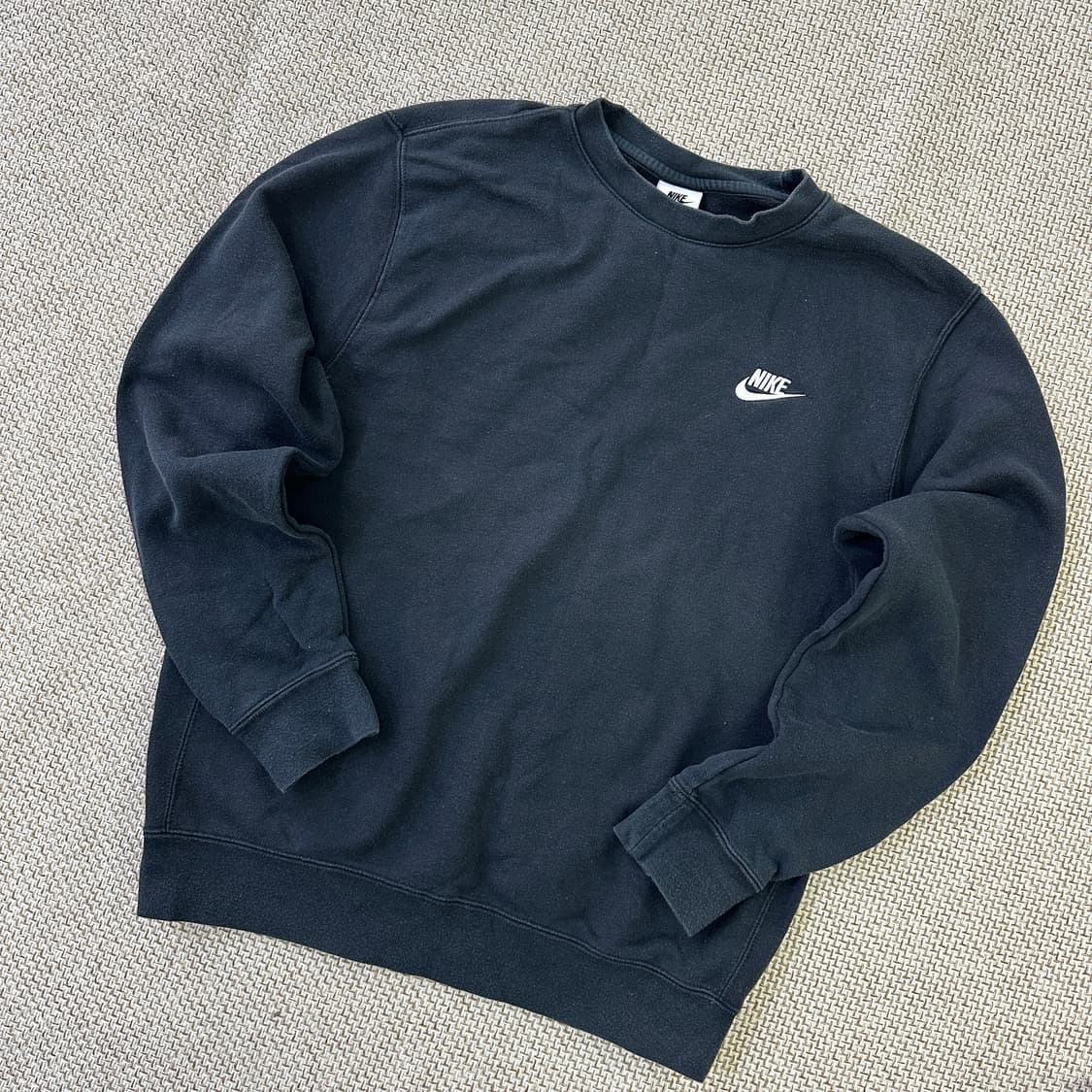M 나이키 블랙 맨투맨 스웻셔츠 0326D 상품이미지1