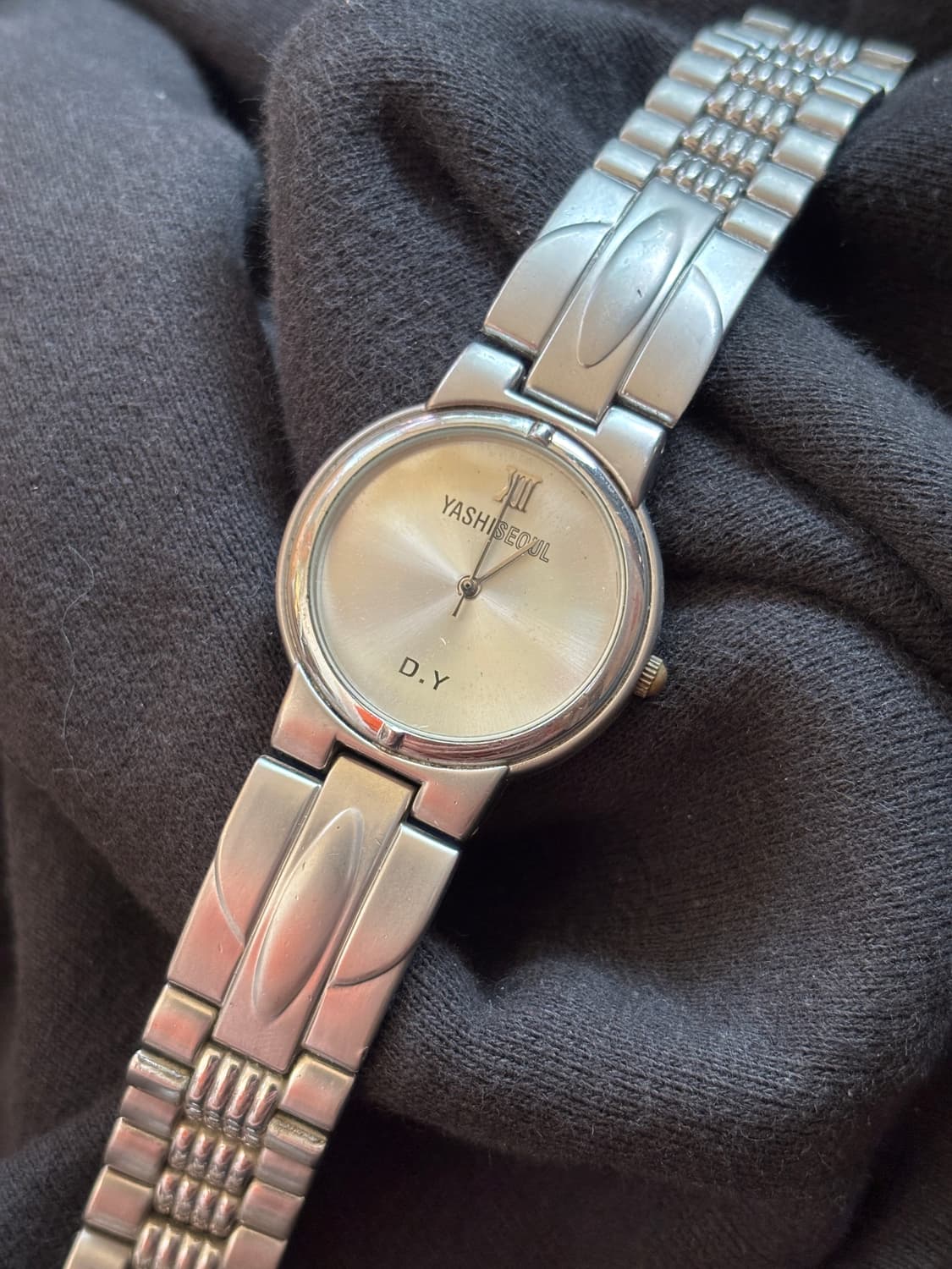 vintage yashi seoul dy steel metal watch 상품이미지1