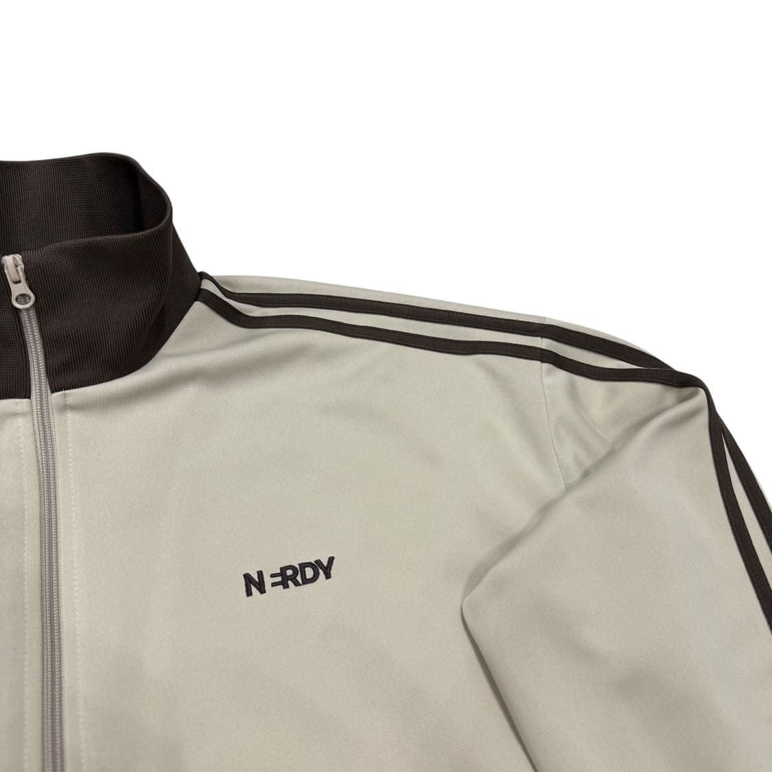 널디 트랙탑 져지 자켓 라이트 베이지 L 상품이미지2