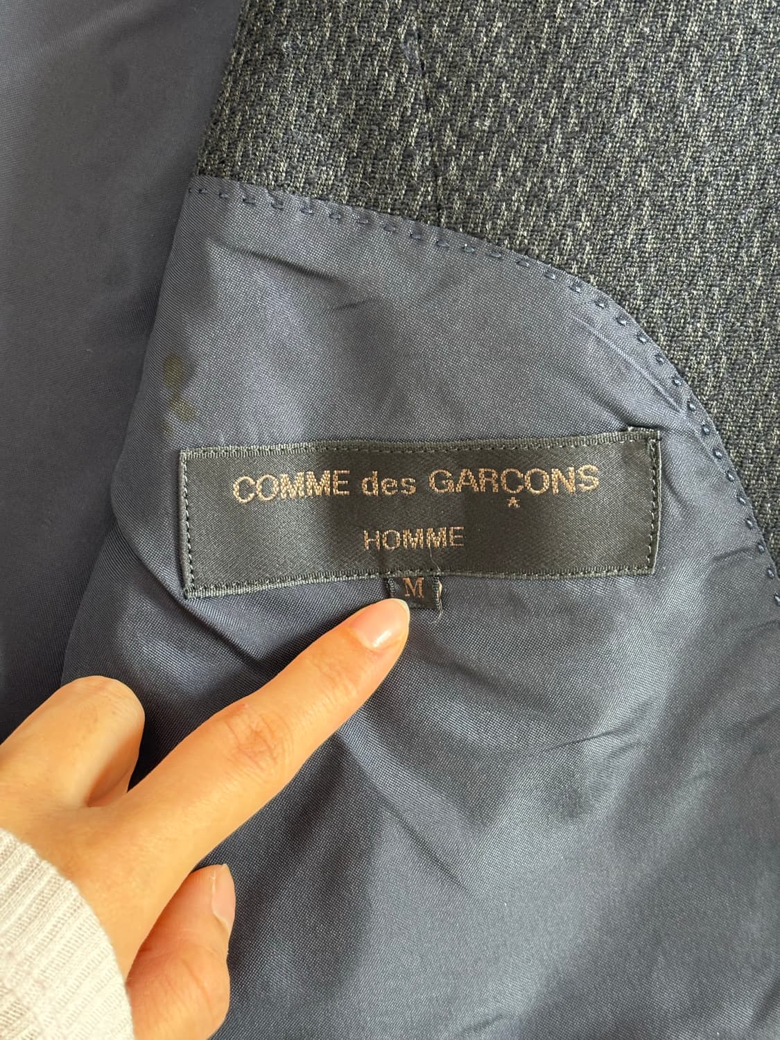Comme des Garçons HOMME 꼼데가르송옴므 울 블레이저 상품이미지5