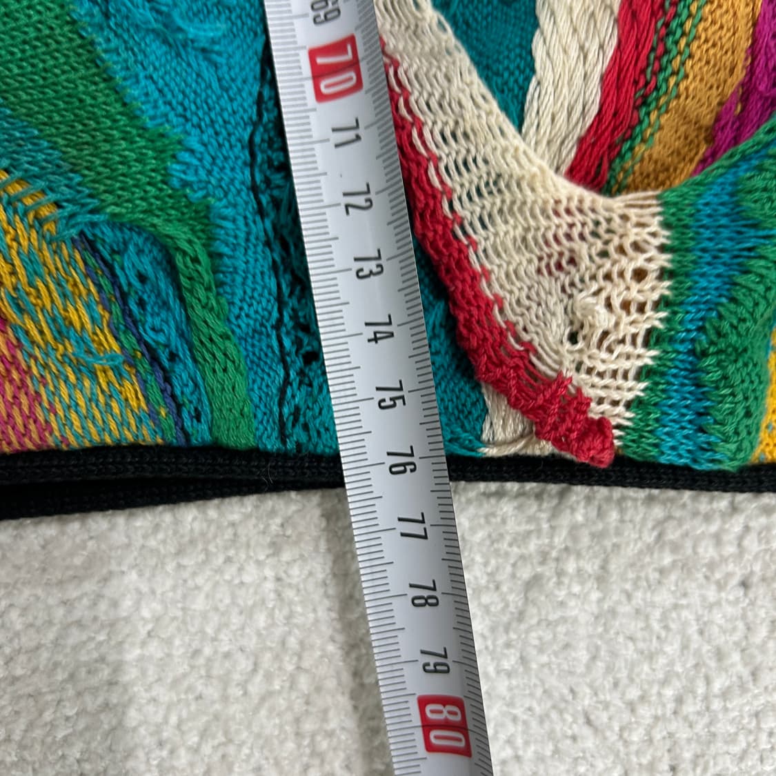 쿠지 멀티 컬러 니트 탱크탑 s 상품이미지4