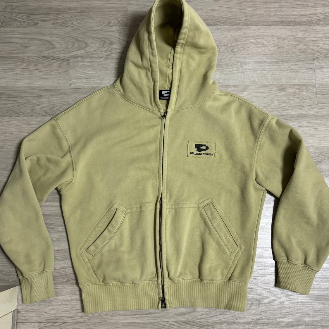웰빙익스프레스 후드집업 Logo Patch Zip Up 상품이미지3