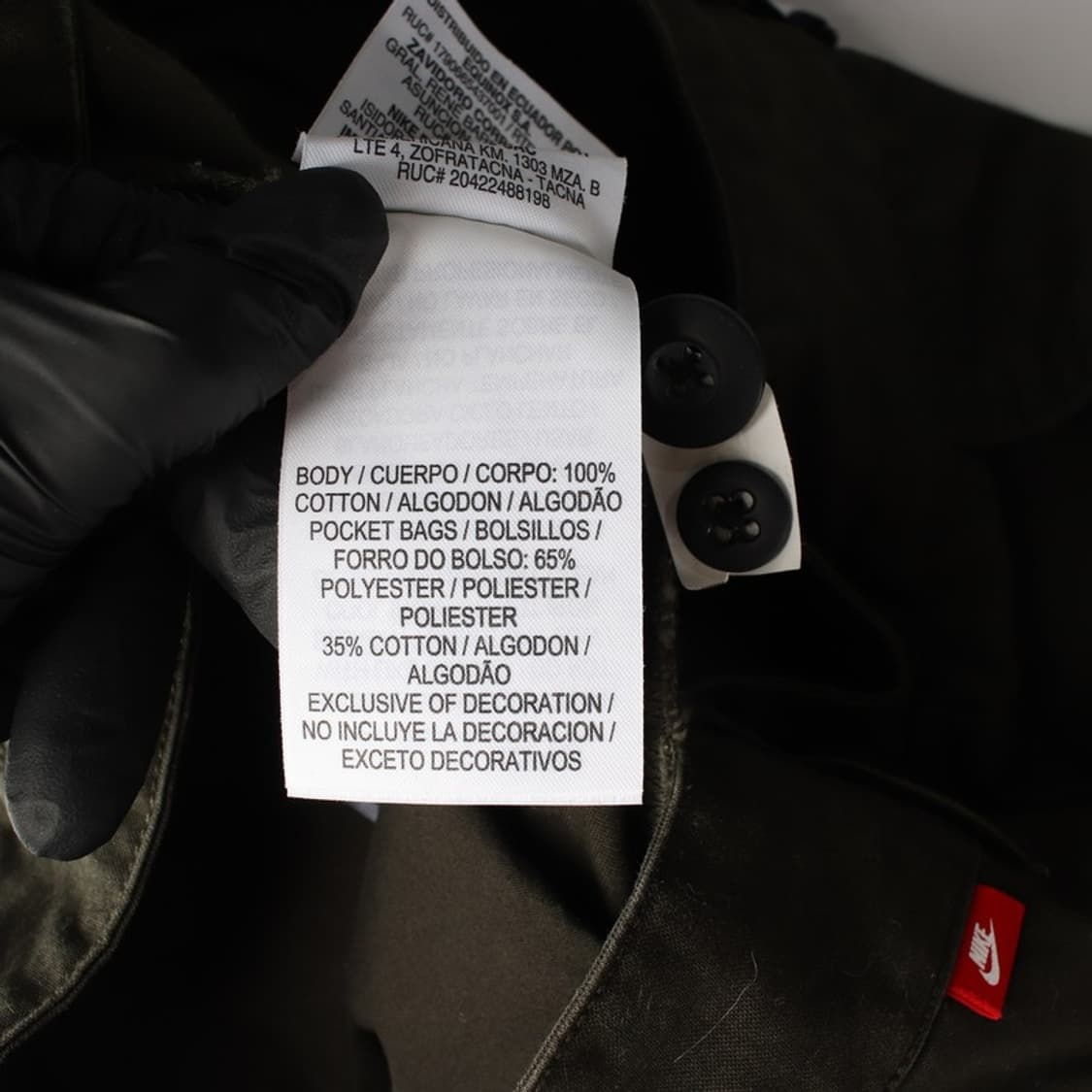 나이키 다크 올리브 코튼 유틸리티 반바지 36 상품이미지6