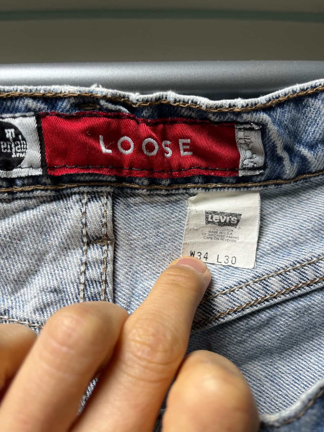 90s 리바이스 실버탭 루즈  (34/30) 상품이미지3