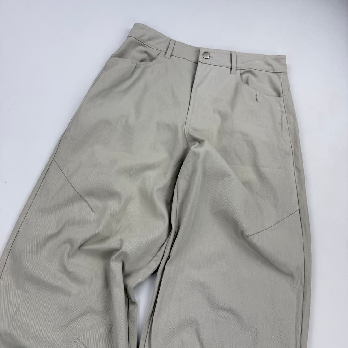 락케이크 96 Applique Pants -light gray 상품이미지4