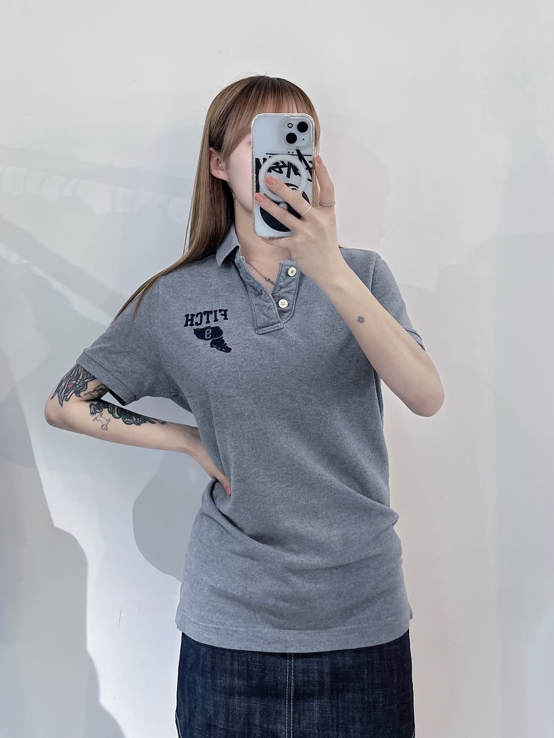 아베크롬비 카라 반팔 상품이미지1