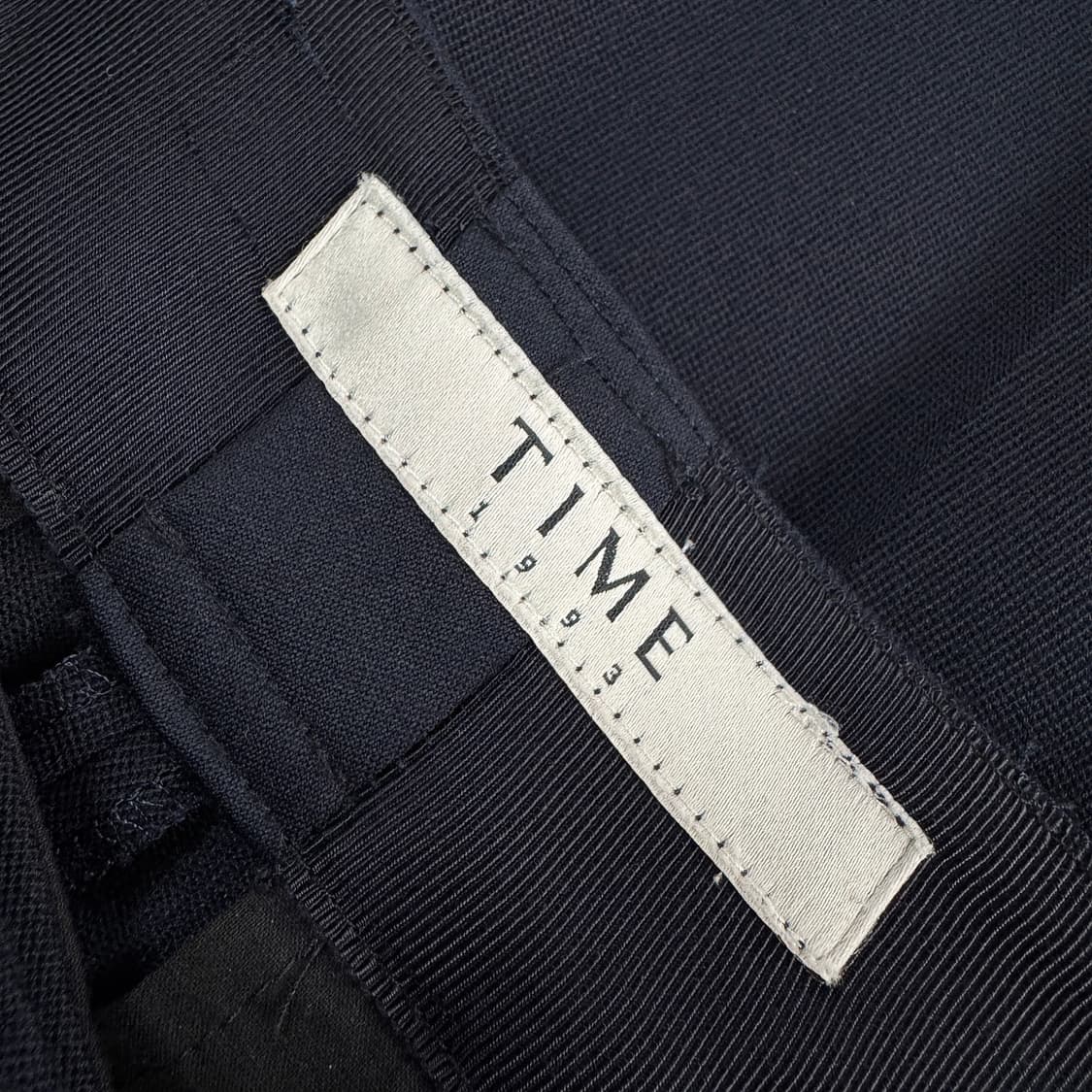 타임 투턱 네이비 루즈 팬츠 상품이미지3