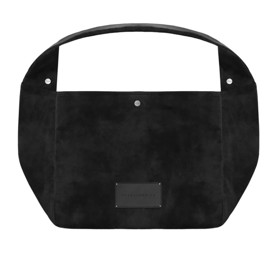 트리밍버드 스웨이드 매트 레더 와이드 빅백 상품이미지1