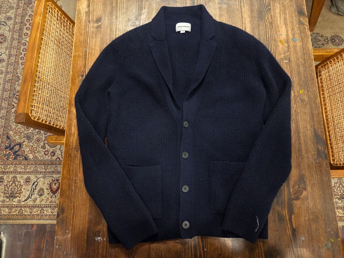 솔리드옴므 니트 가디건 상품이미지1