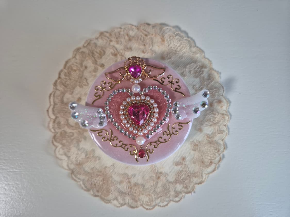 핸드메이드 )웨딩피치 세일러문 마법소녀쿠션팩트케이스 상품이미지4