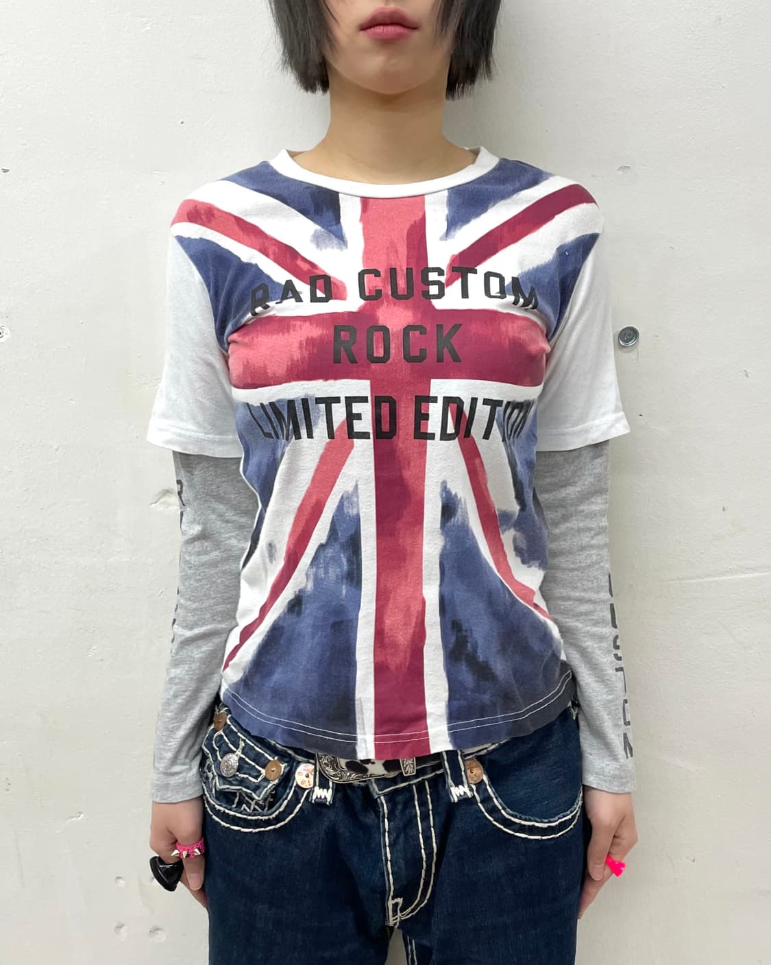 American Flag Layered Long Sleeve  상품이미지2