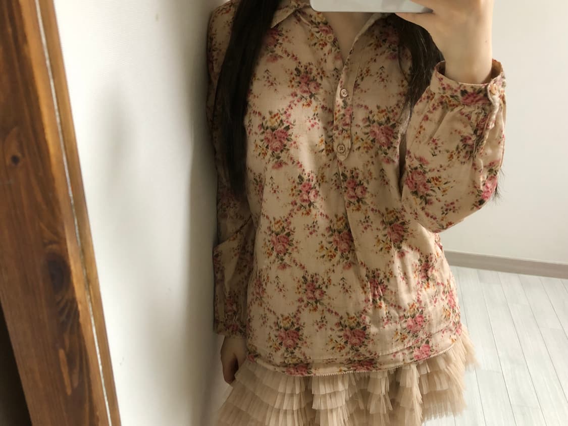 vintage flower shirt 상품이미지2