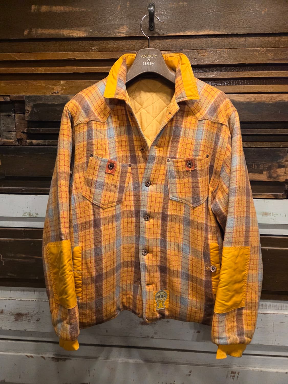 오일릴리 멀티체크 자켓 상품이미지1