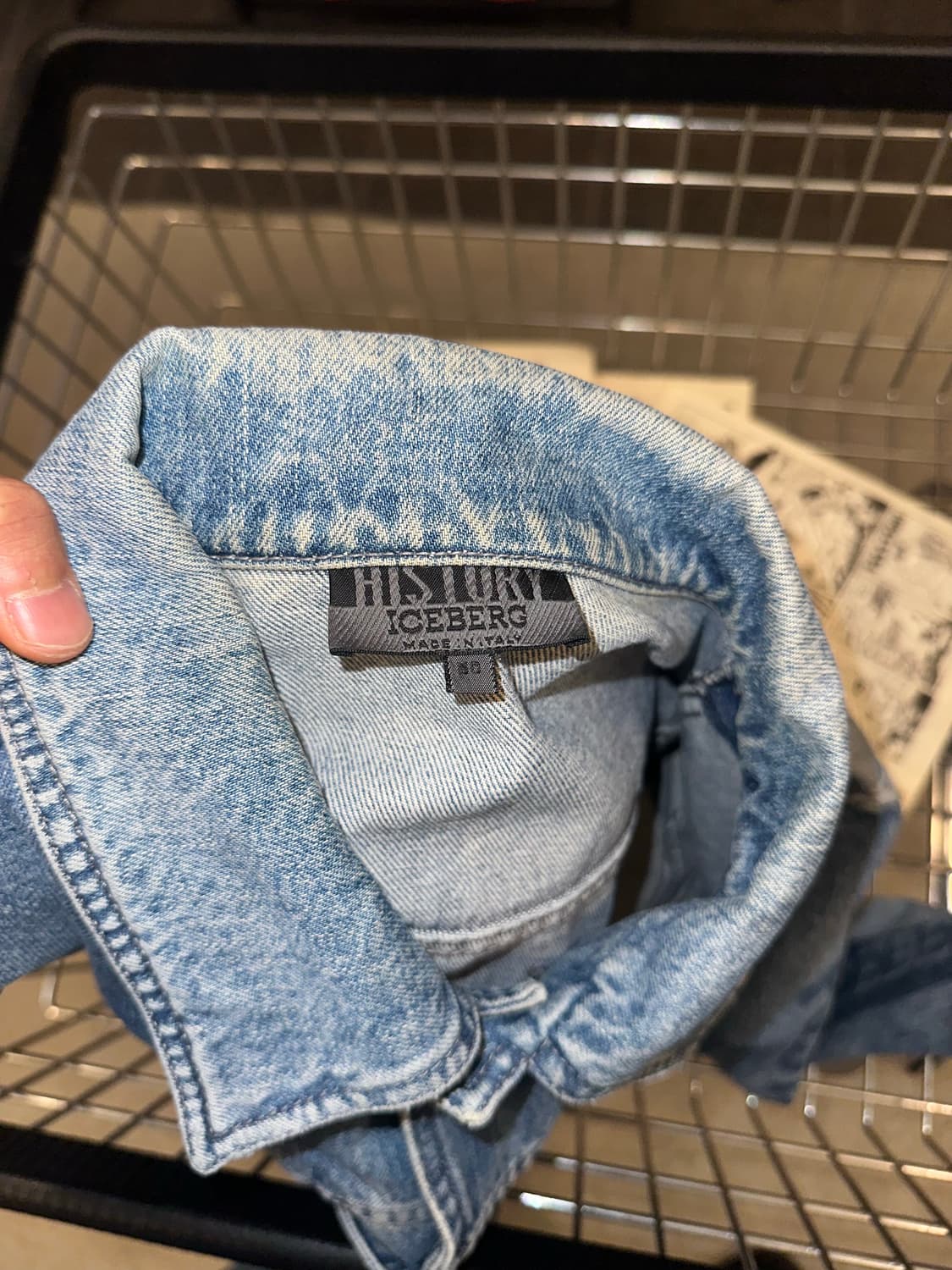 90‘s Iceberg disney American flags denim 상품이미지10