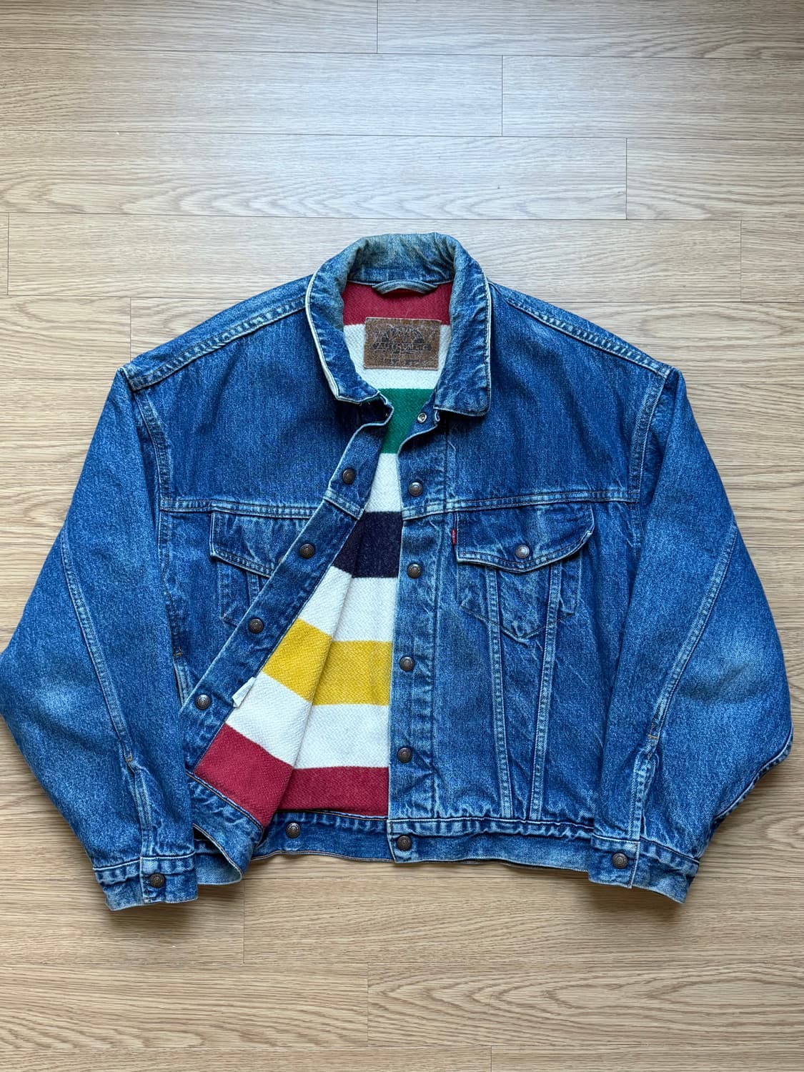 90s USA 리바이스 허드슨베이 데님자켓 상품이미지1