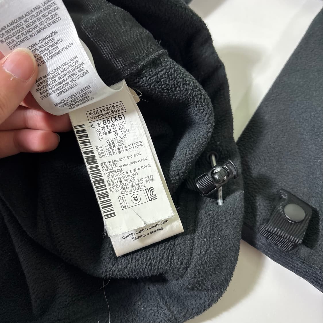 우먼M 마운틴하드웨어 차콜 플리스자켓 상품이미지4