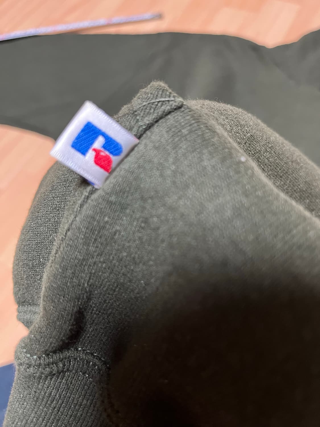 러셀 애슬레틱 00s 빈티지 모스그린 후드티 상품이미지4