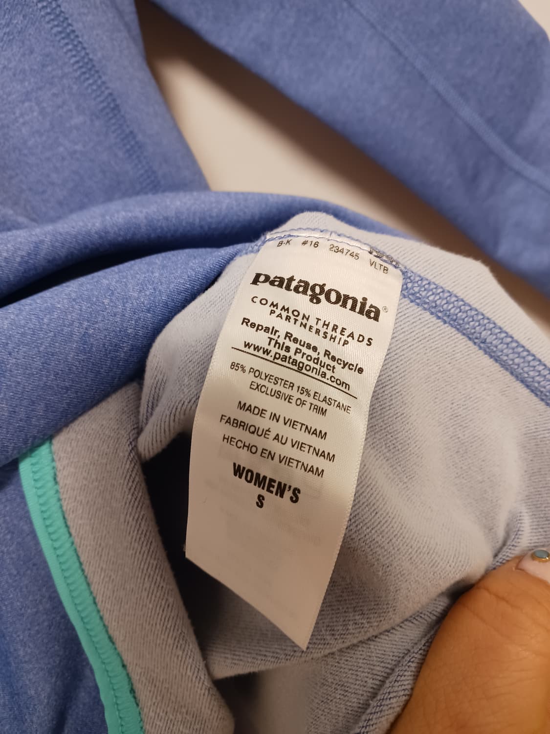 파타고니아 여성 스피드워크 기능성집넥 상품이미지3