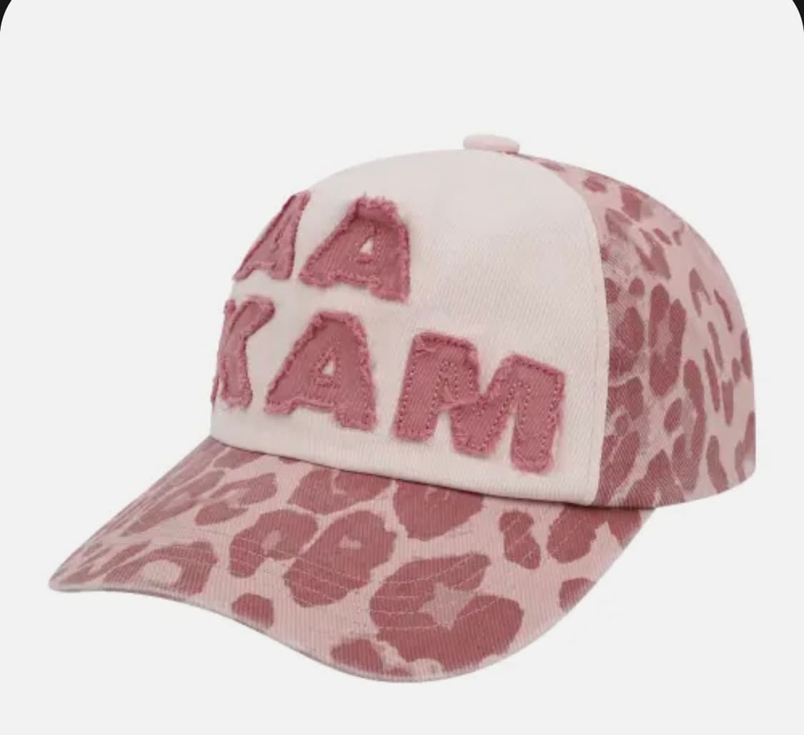 아캄 레오파드 패치 코튼 볼캡 상품이미지1