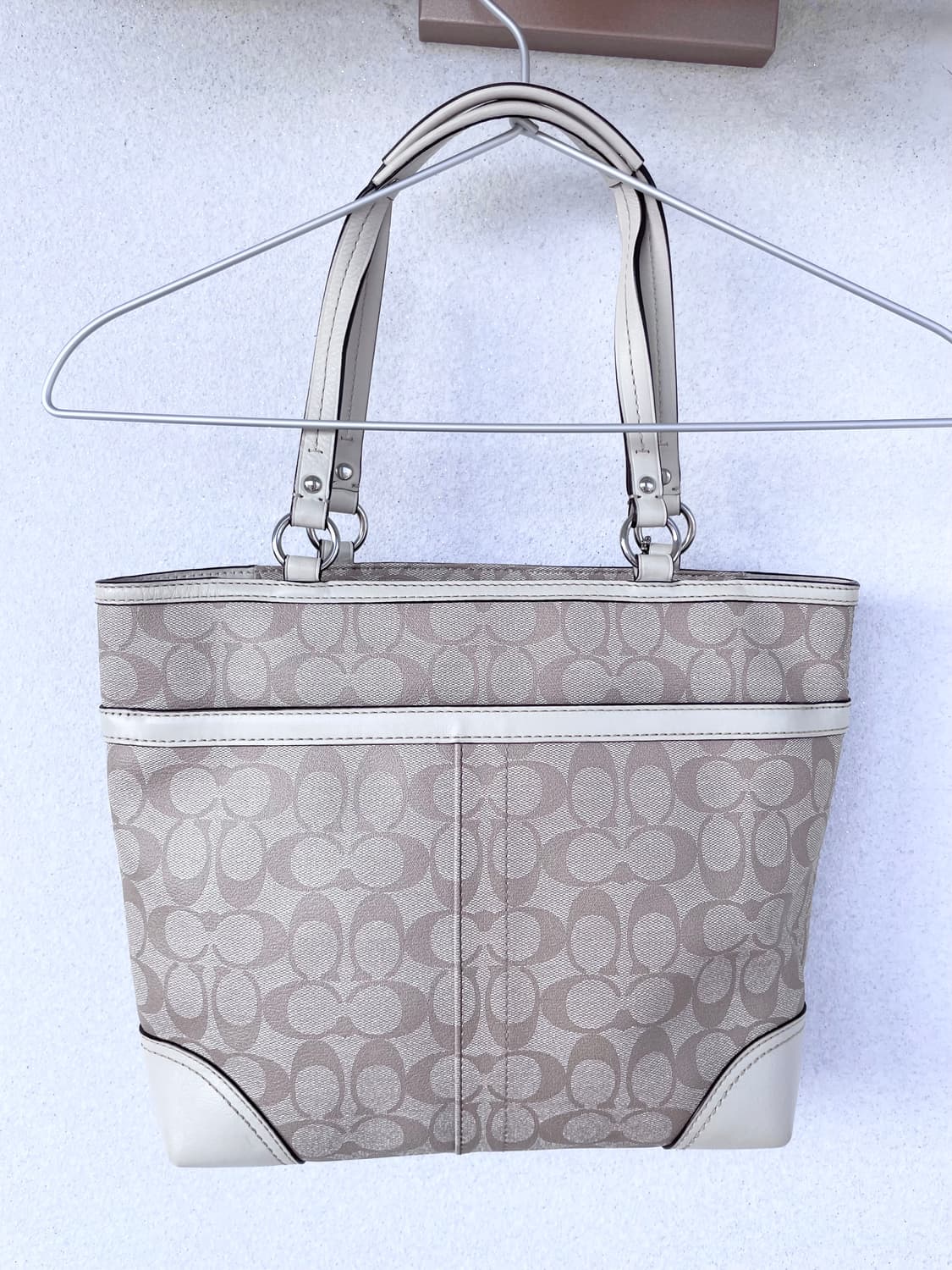 코치 시그니처 캔버스 핑크 상품이미지2