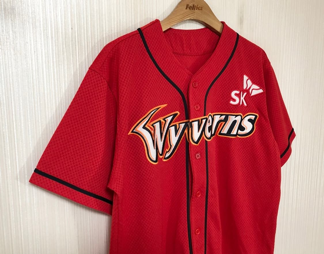 KBO SK와이번스 (왕조)원정유니폼/져지 100 상품이미지4